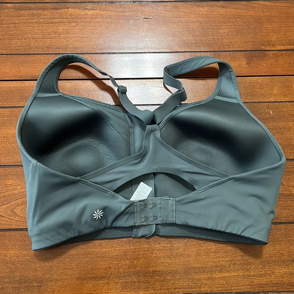 EUC Athleta Zip Front Sports Bra - Picture 2 of 5
